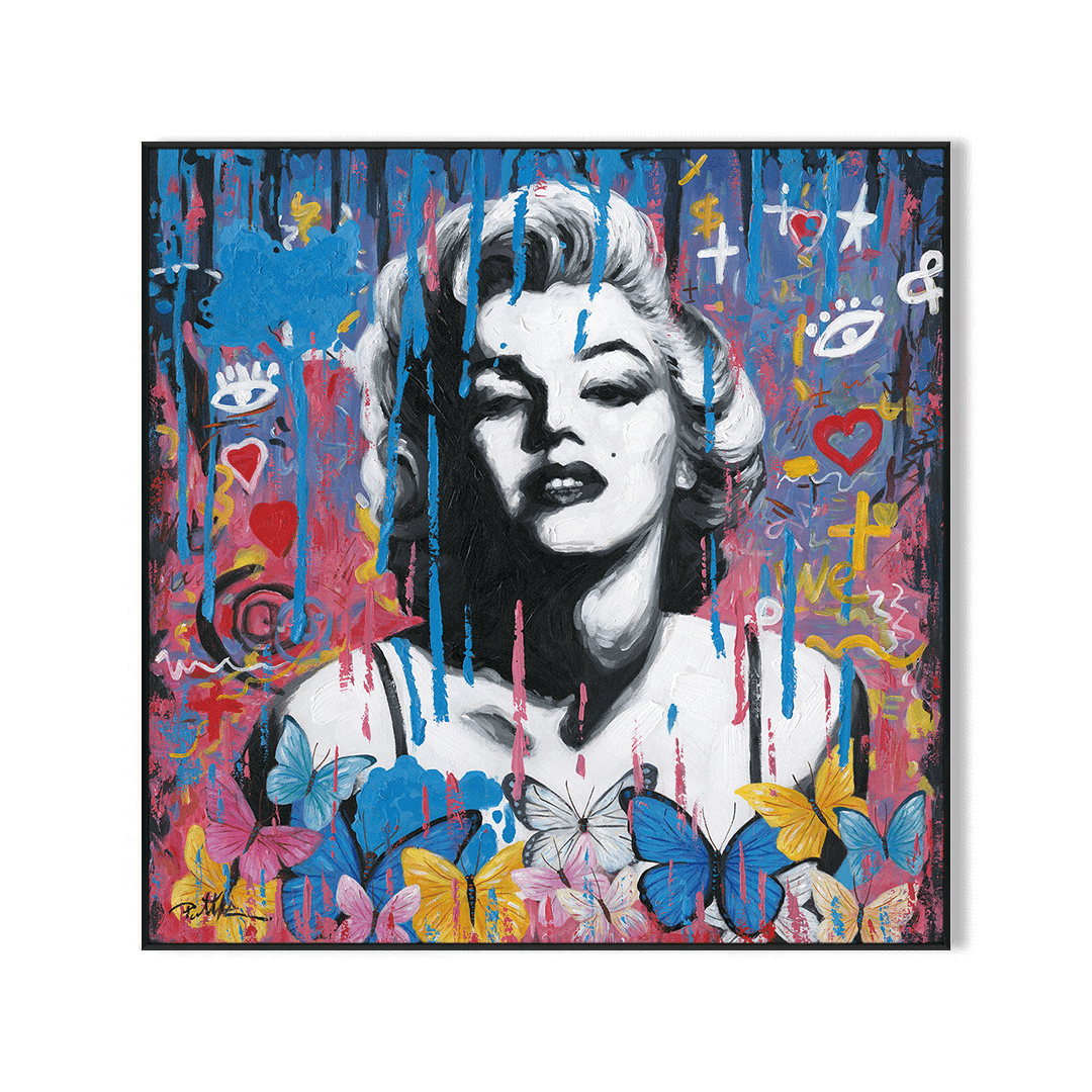 Glamour Icon – Marilyn Pop Art Portrai t#J0217 Painting artwepaint 