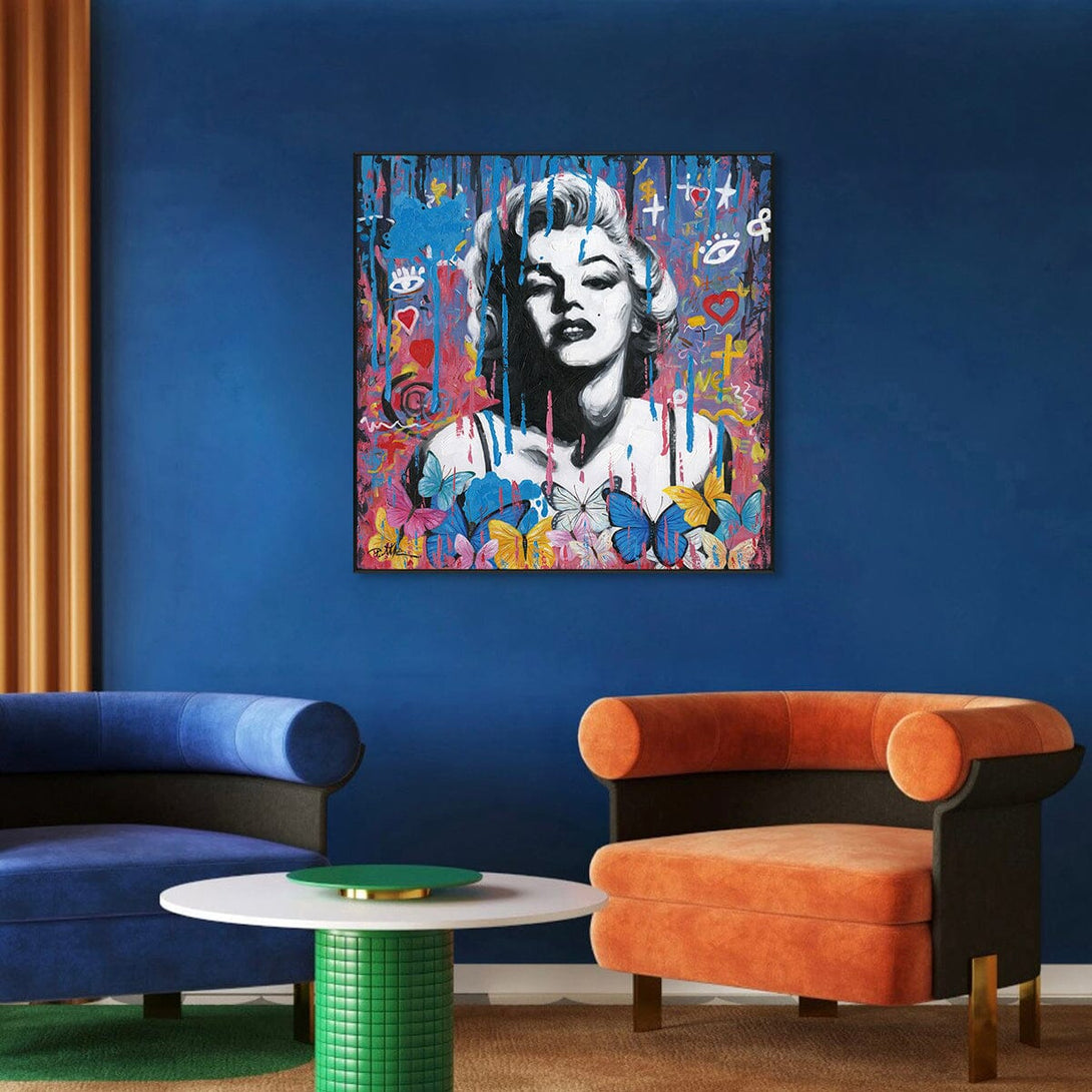 Glamour Icon – Marilyn Pop Art Portrai t#J0217 Painting artwepaint 