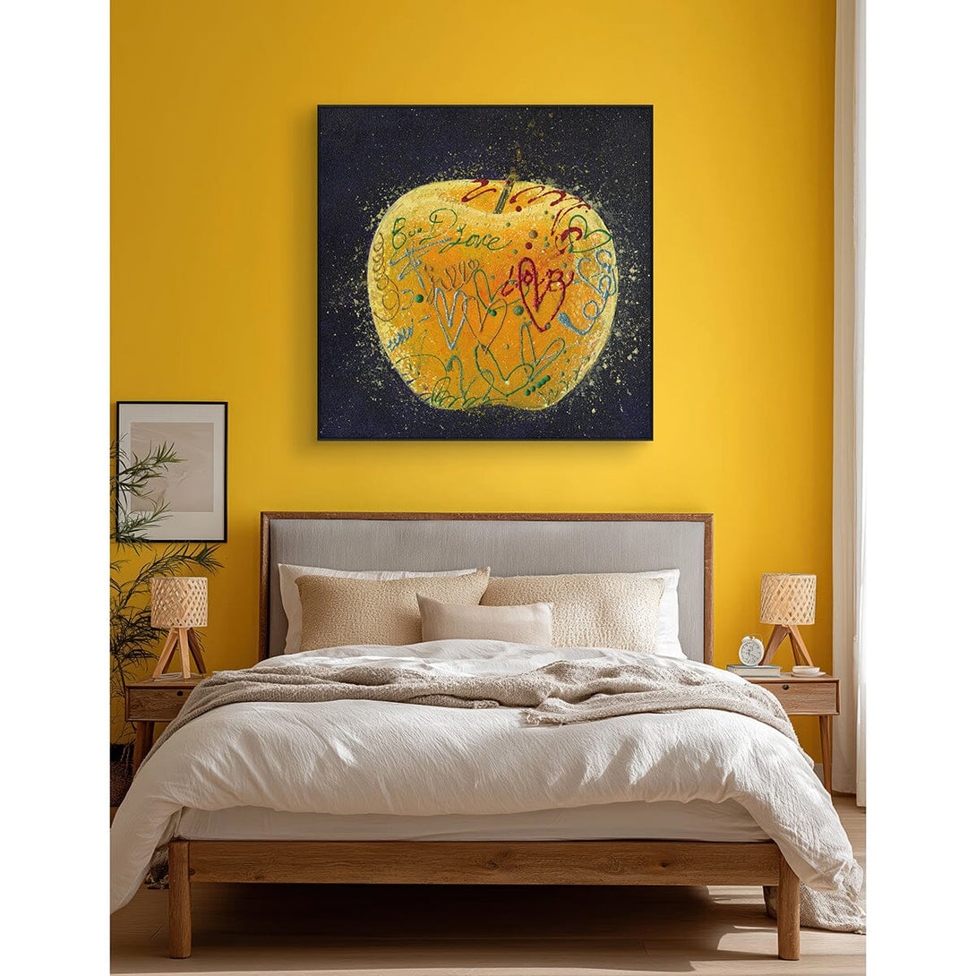 Golden Apple – Graffiti Pop Art Painting #I1678 Painting artwepaint 