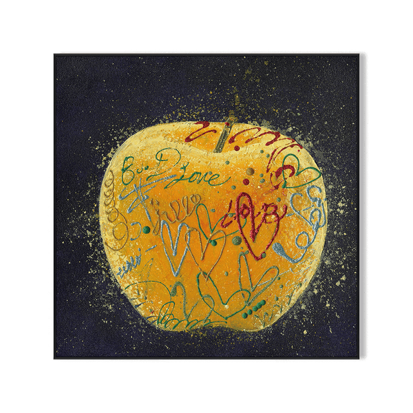 Golden Apple – Graffiti Pop Art Painting #I1678 Painting artwepaint 