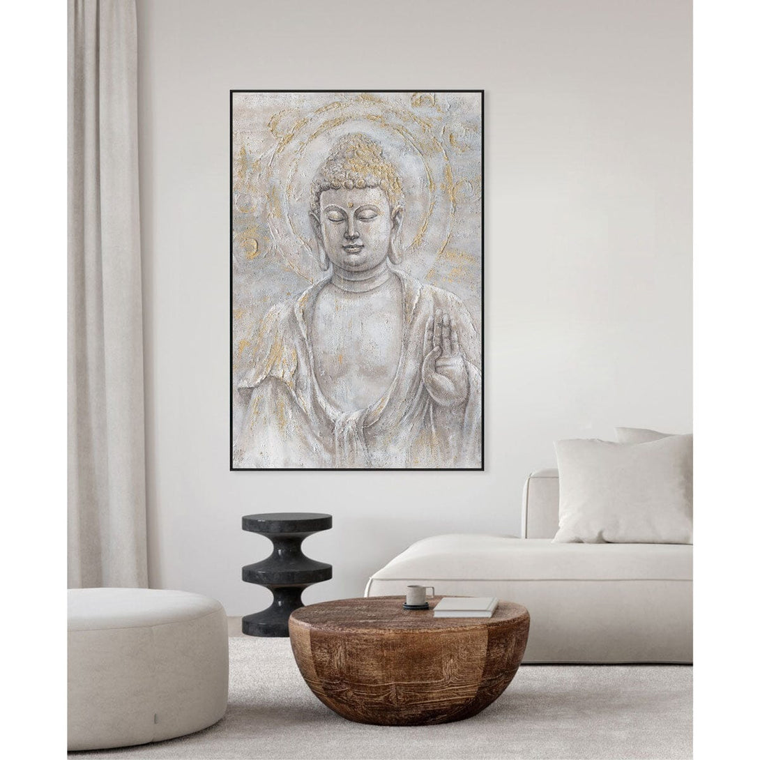 Golden Blessing - Buddha Hand Gesture Painting#L0699 Painting artwepaint 