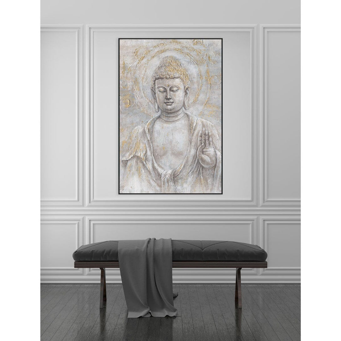 Golden Blessing - Buddha Hand Gesture Painting#L0699 Painting artwepaint 