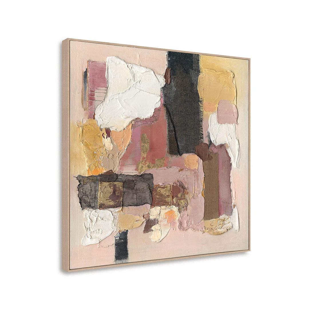 Golden Blush-Textured Abstract Painting #P6191 Painting artwepaint 