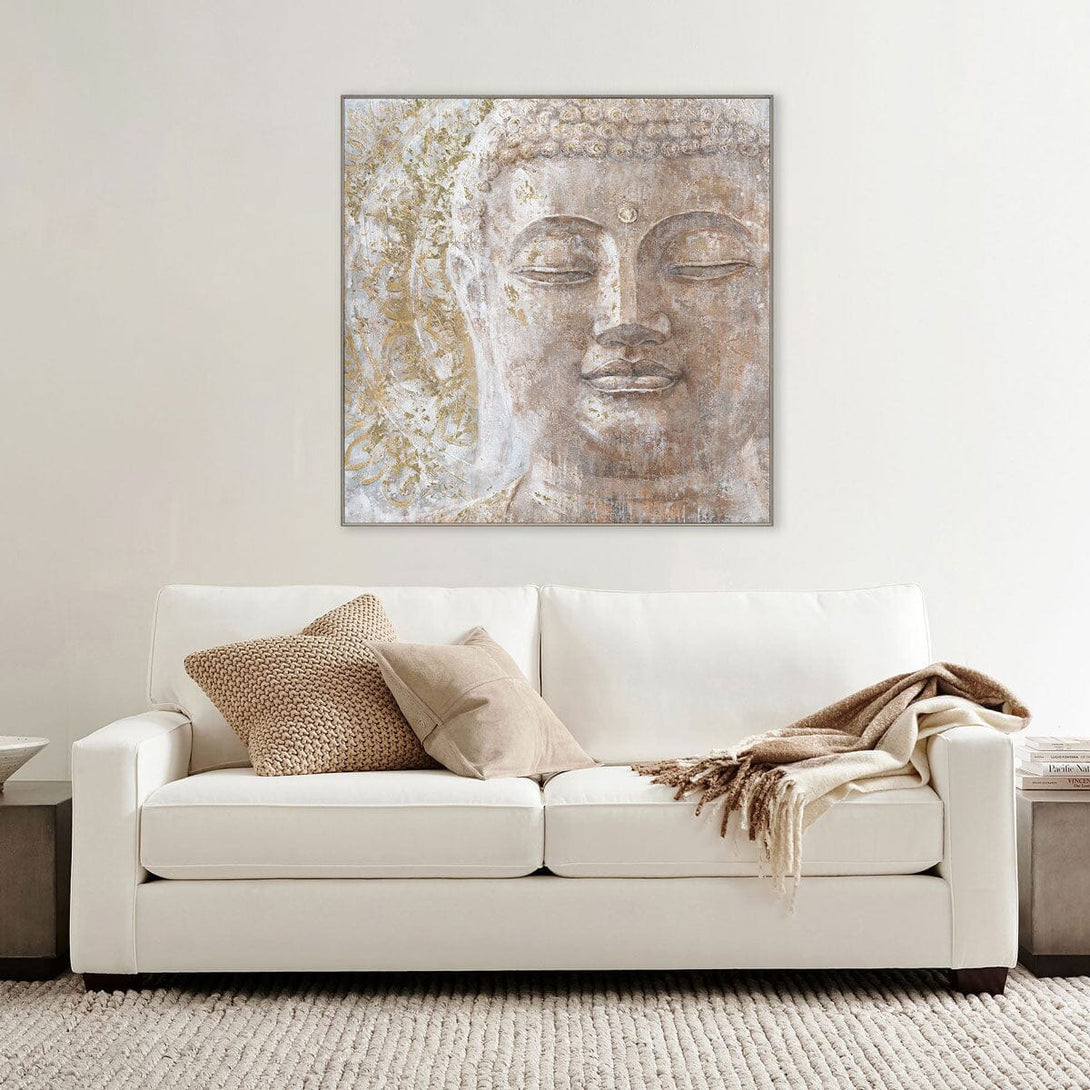 Golden Calm - Buddha Close-Up Painting#K5120 Painting artwepaint 