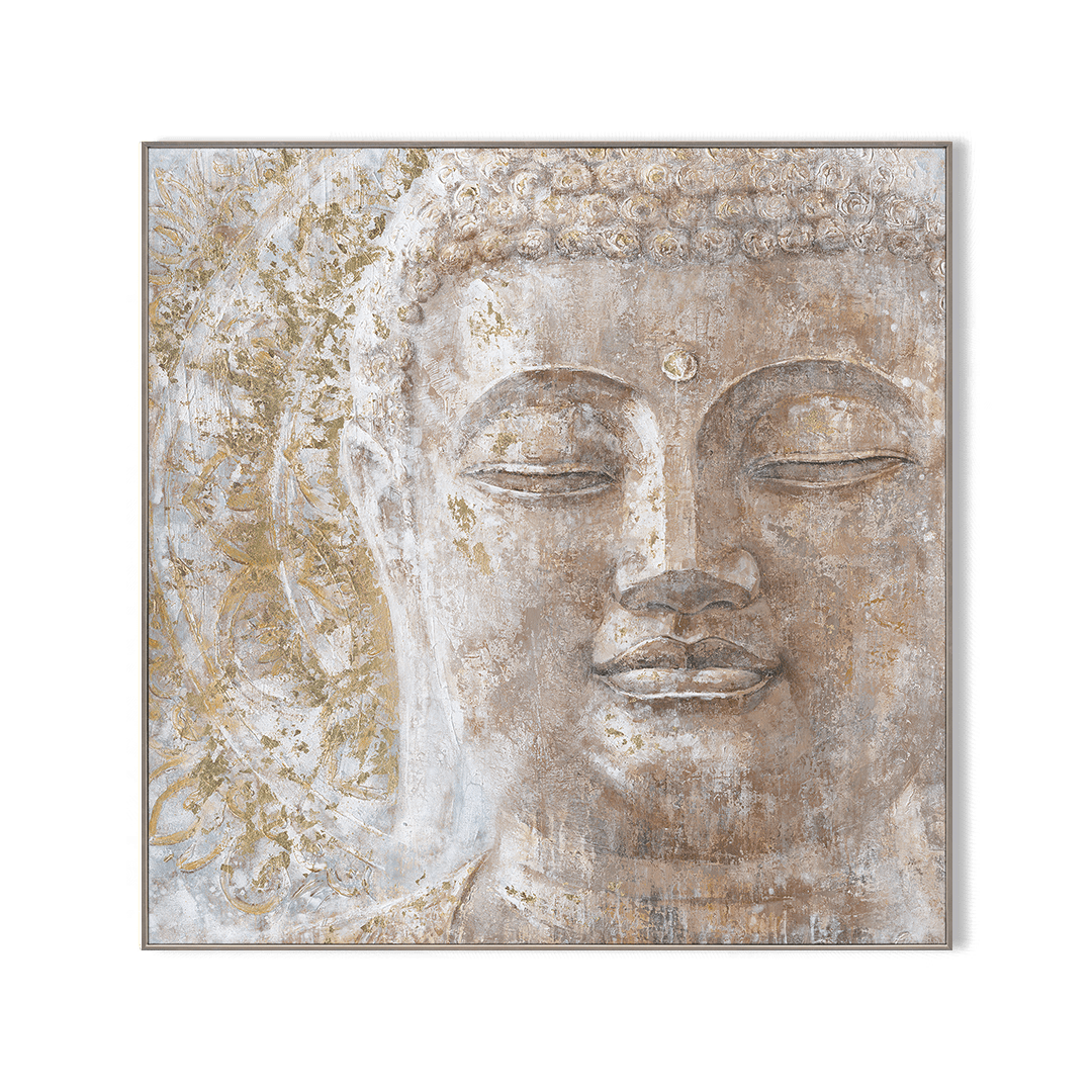 Golden Calm - Buddha Close-Up Painting#K5120 Painting artwepaint 