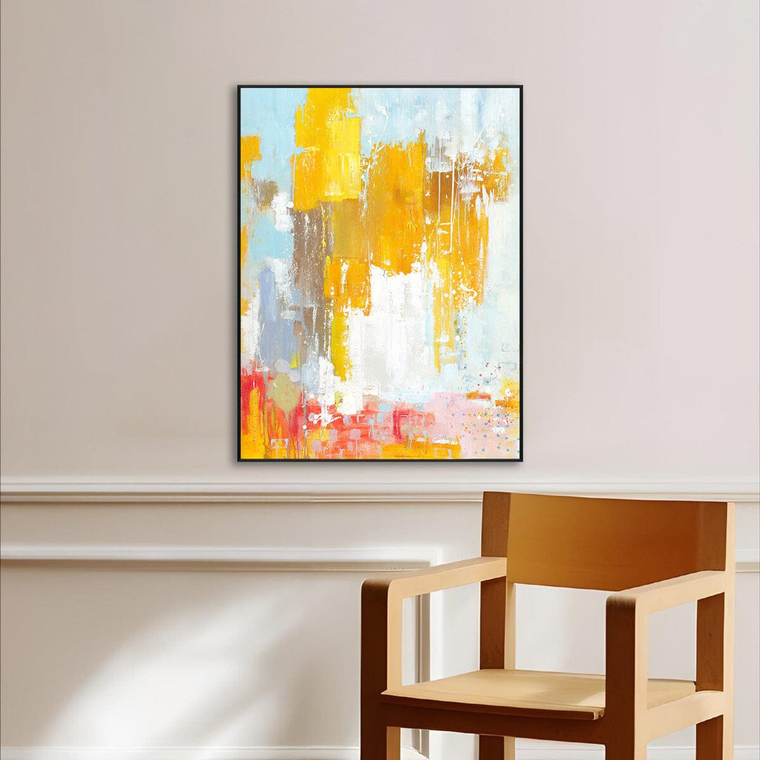 Golden Dawn - Abstract Radiance #J1516 Painting artwepaint 