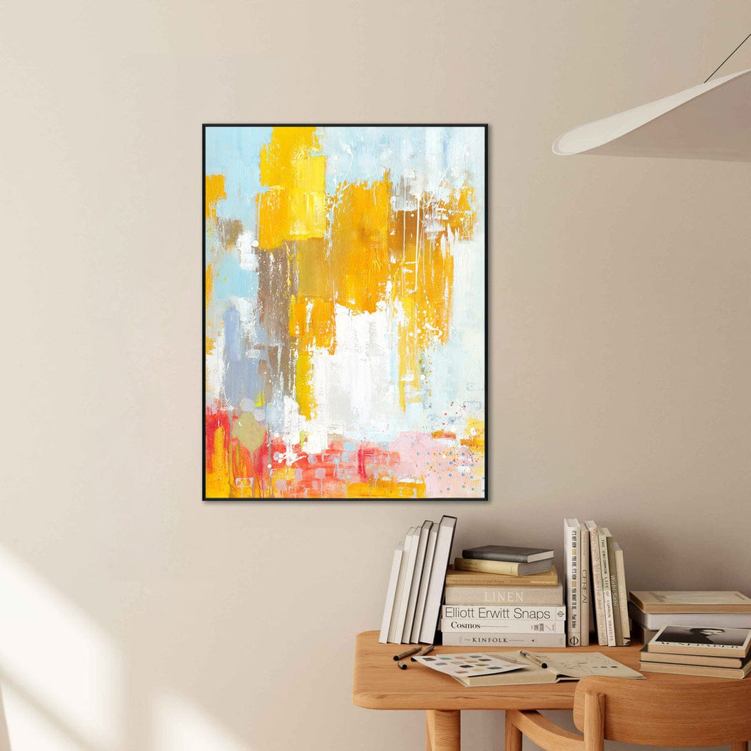 Golden Dawn - Abstract Radiance #J1516 Painting artwepaint 