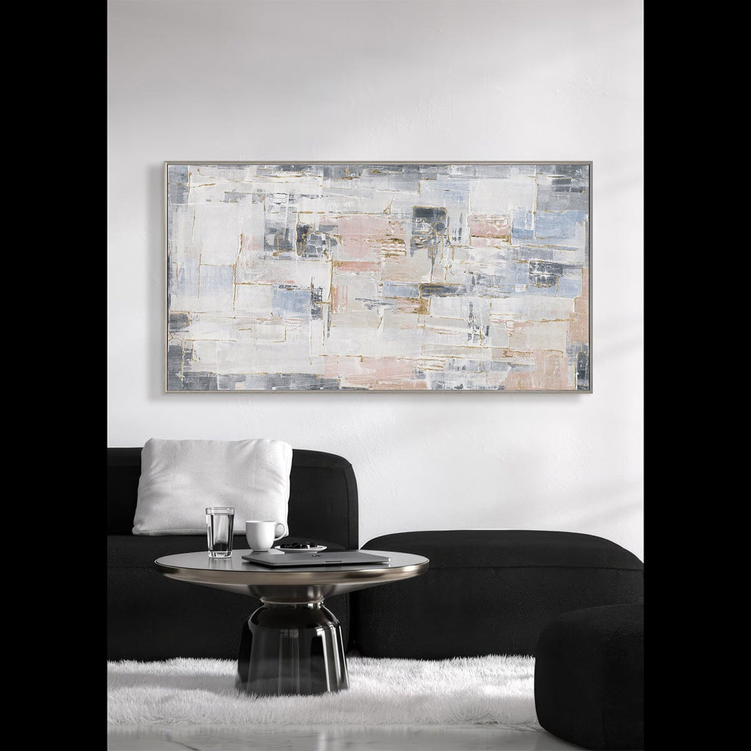 Golden Dawn - Gold Foil Texture Abstract Painting#M0695 Painting artwepaint 
