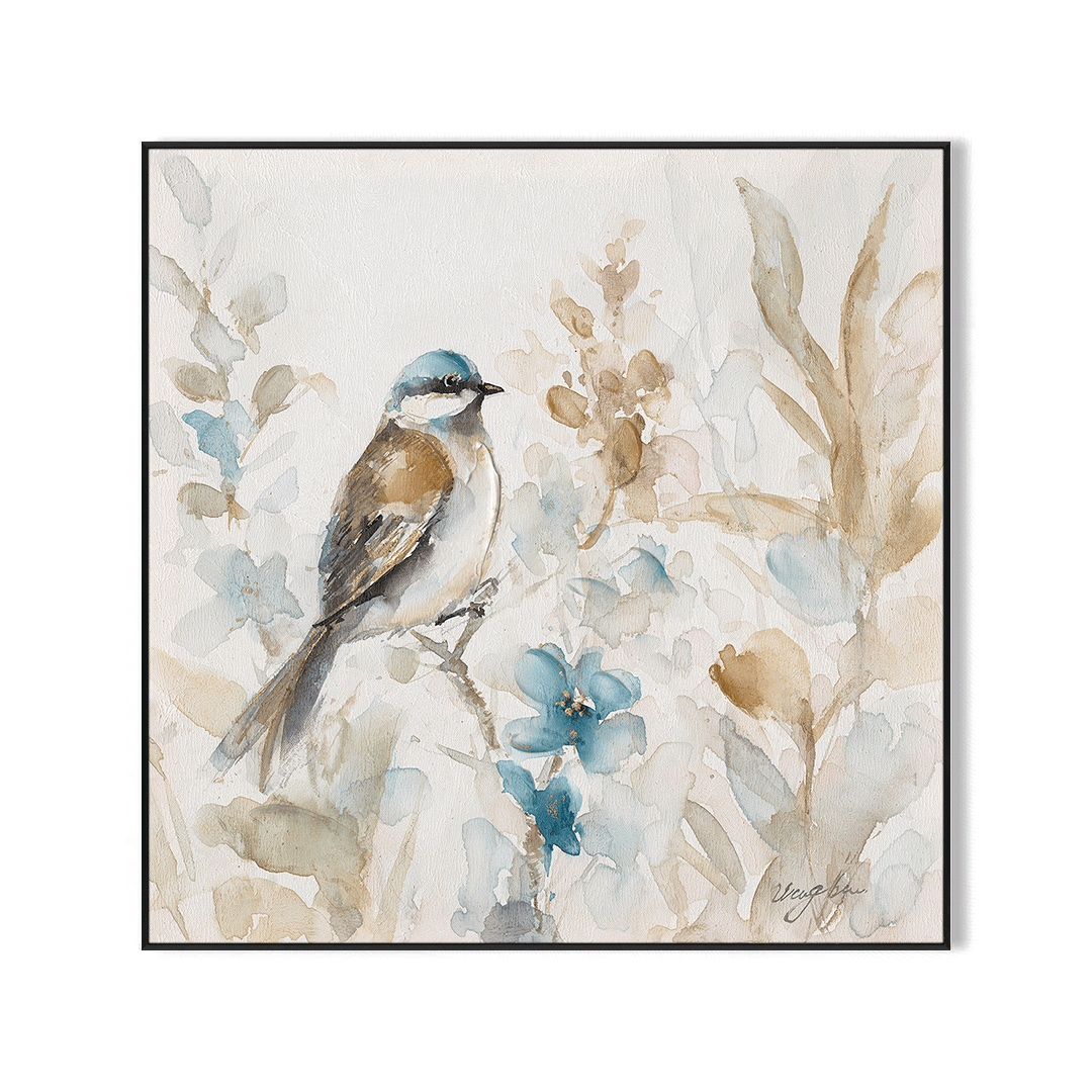 Golden Dawn Song - Bluebird Floral Painting#M3693 Painting artwepaint 