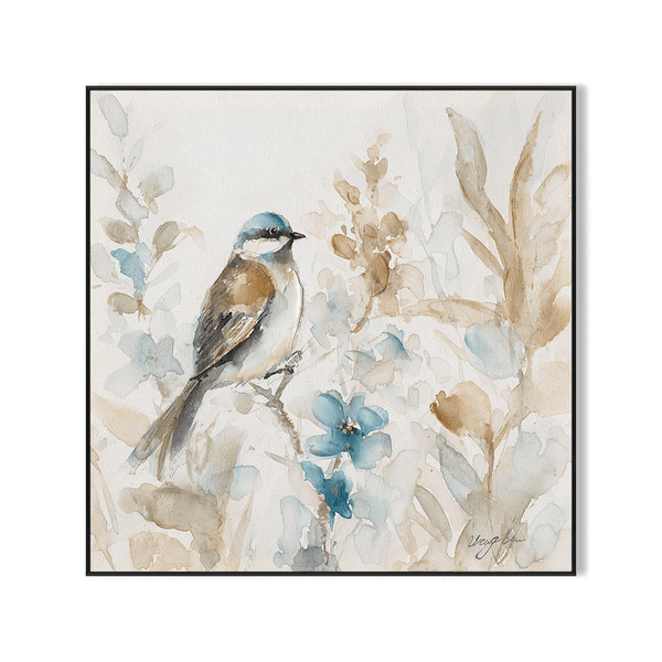 Golden Dawn Song - Bluebird Floral Painting#M3693 Painting artwepaint 