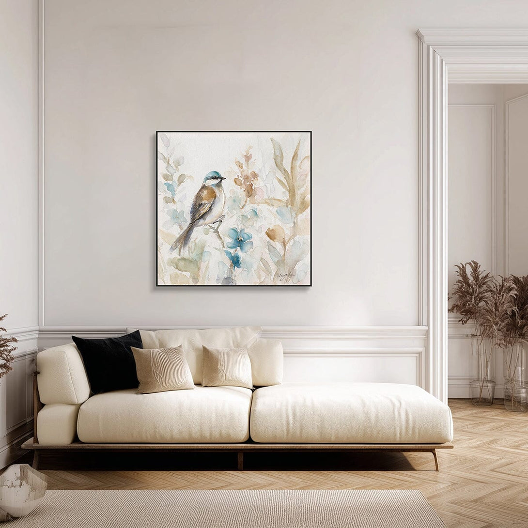 Golden Dawn Song - Bluebird Floral Painting#M3693 Painting artwepaint 