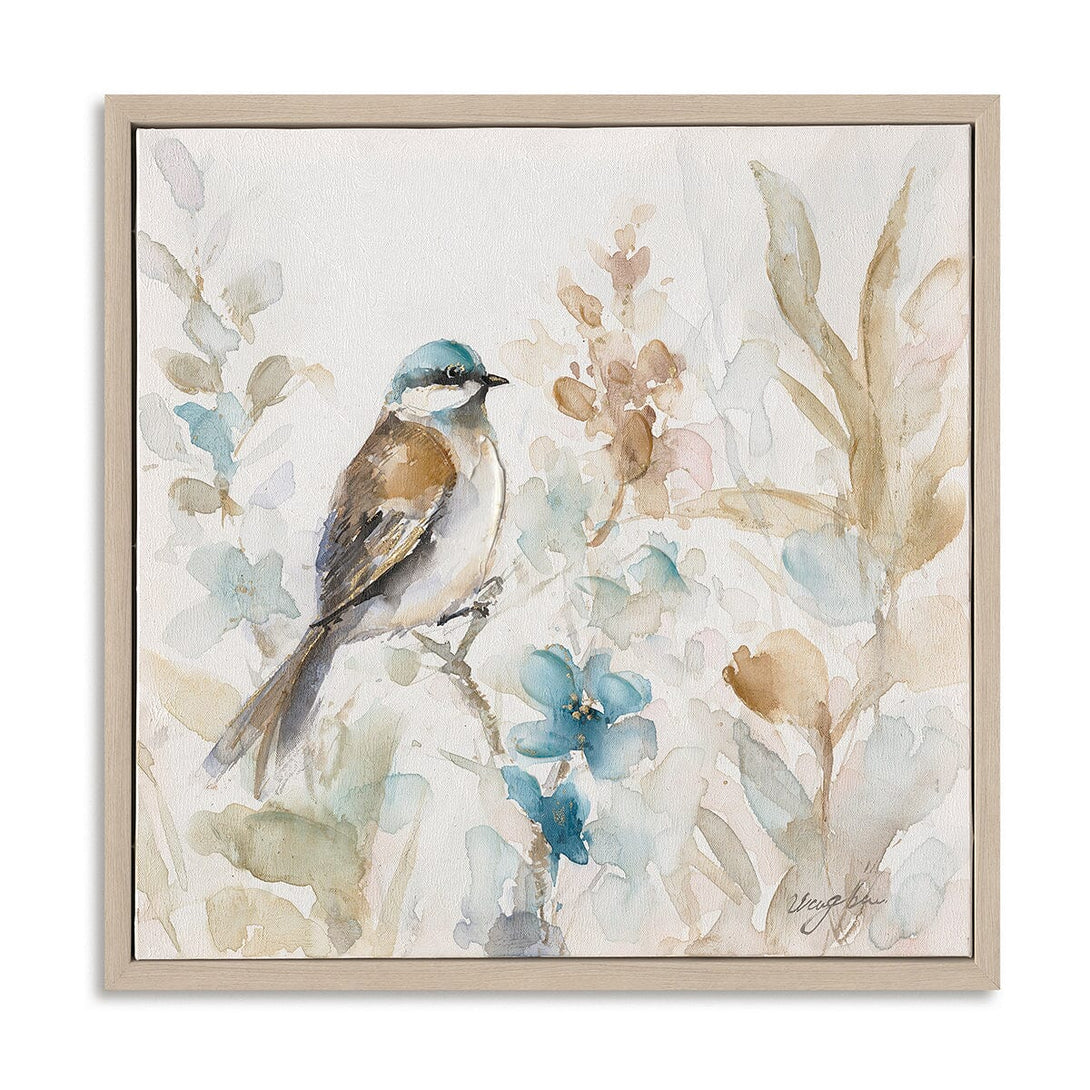 Golden Dawn Song - Bluebird Floral Painting#M3693 Painting artwepaint 