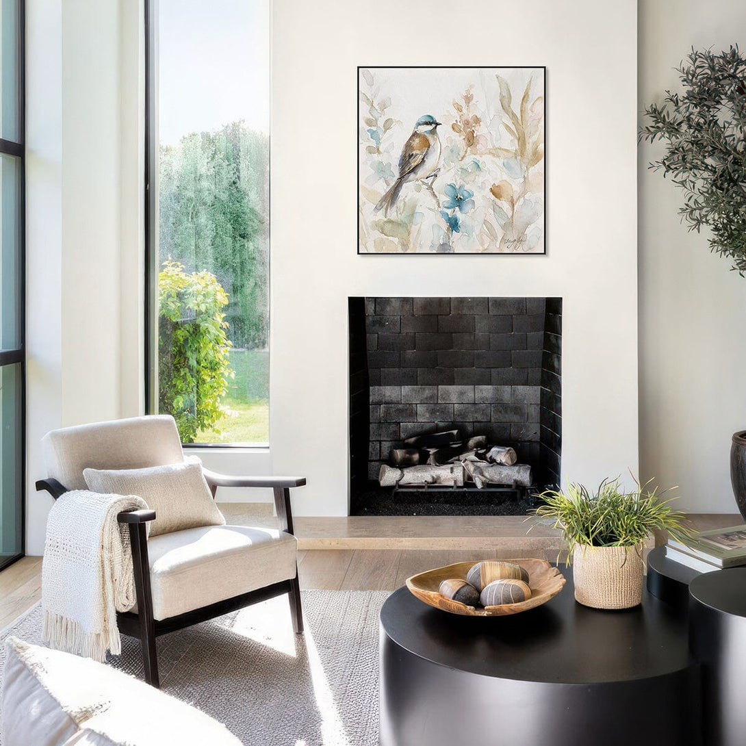 Golden Dawn Song - Bluebird Floral Painting#M3693 Painting artwepaint 