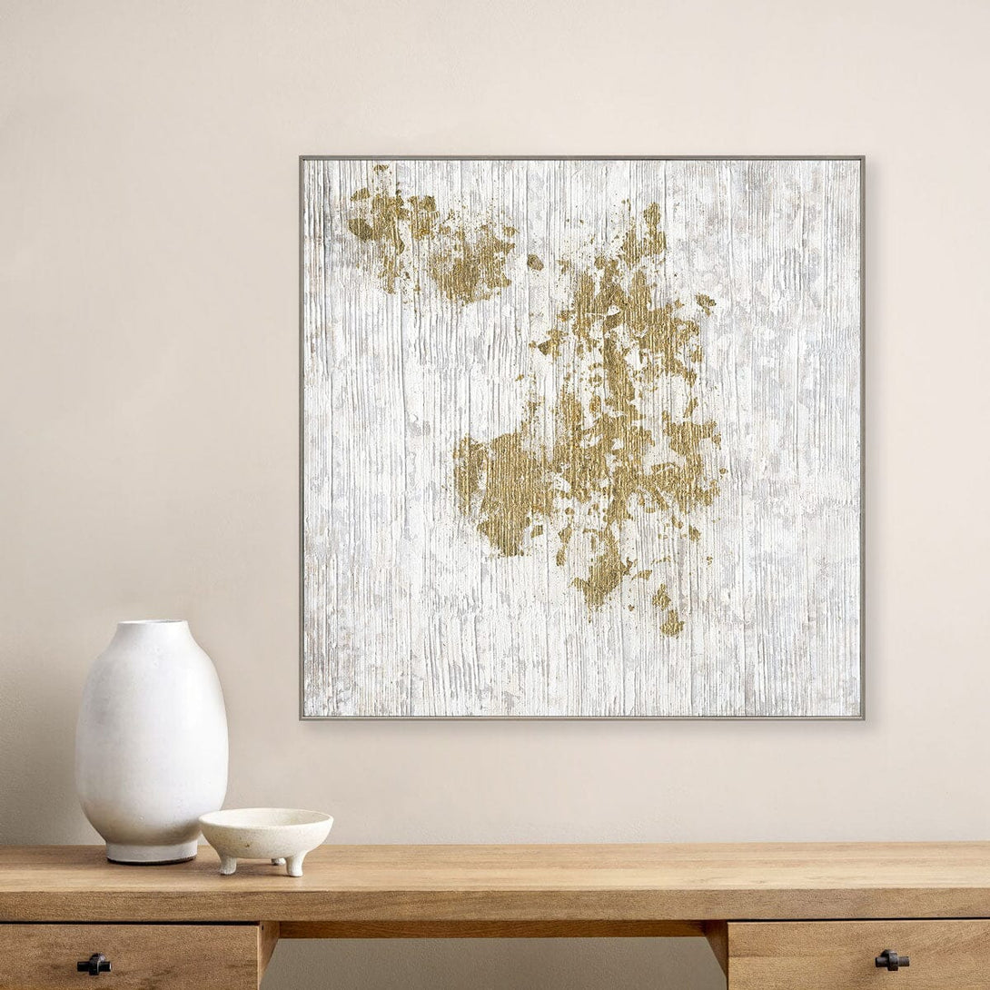 Golden Echo - Textured Abstract Wall Art #J5152 Painting artwepaint 