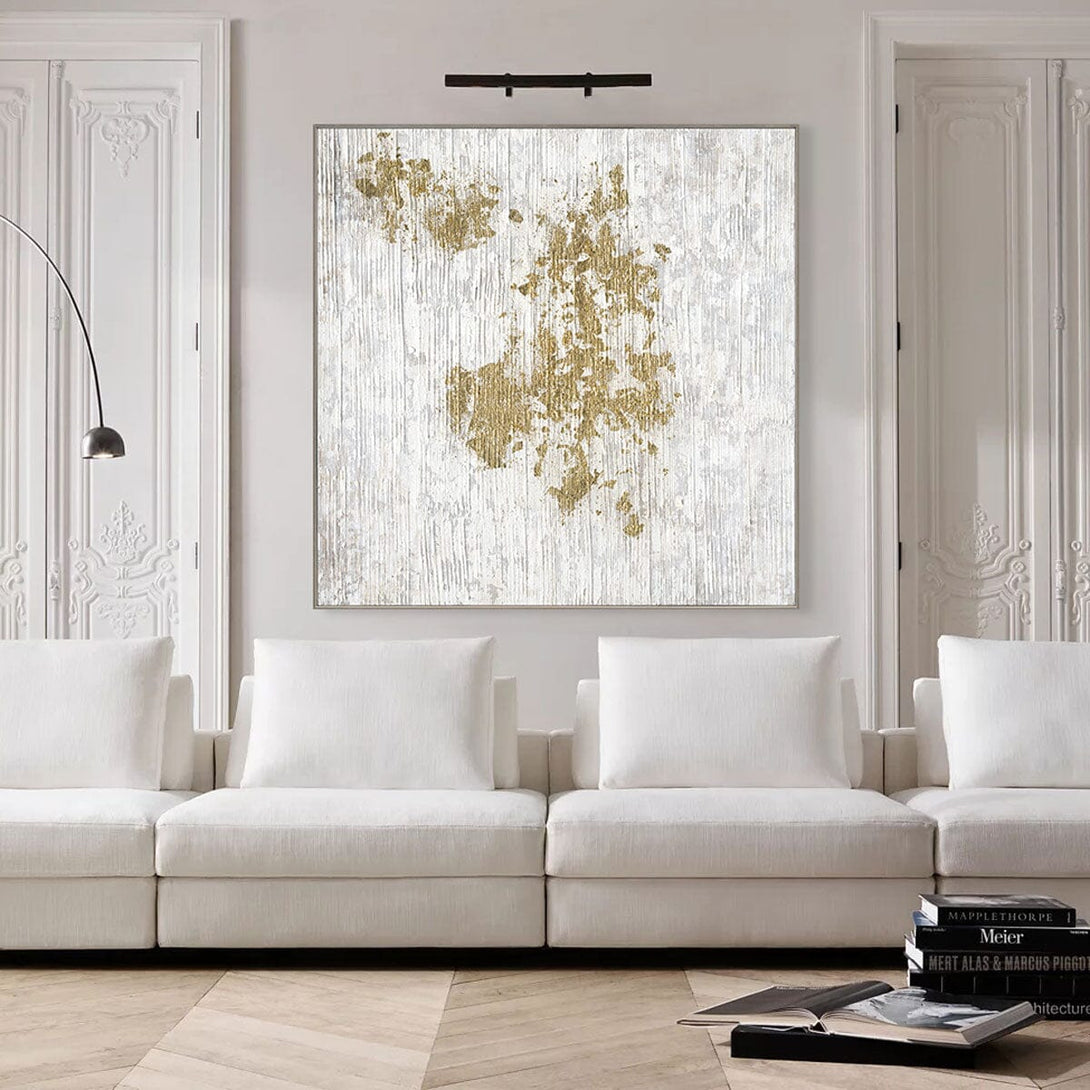 Golden Echo - Textured Abstract Wall Art #J5152 Painting artwepaint 