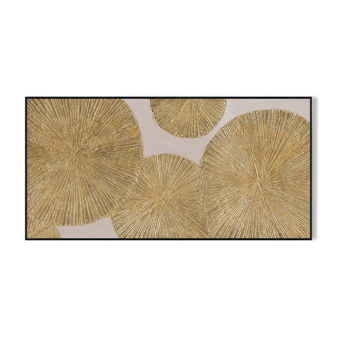 Golden Flow - Large Gold Foil Texture Painting#L5076 Painting artwepaint 