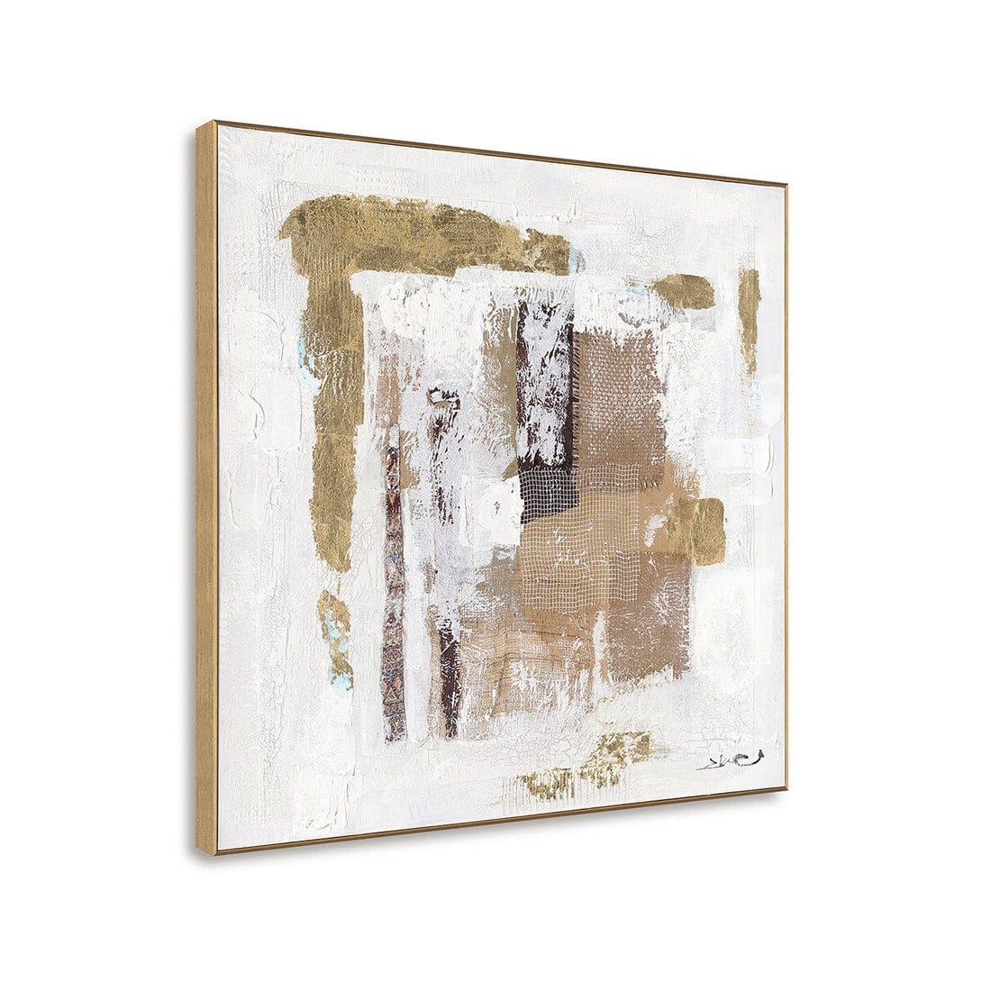 Golden Flow - Modern Abstract Texture Art #M8121 Painting artwepaint 