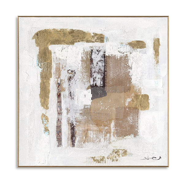 Golden Flow - Modern Abstract Texture Art #M8121 Painting artwepaint 