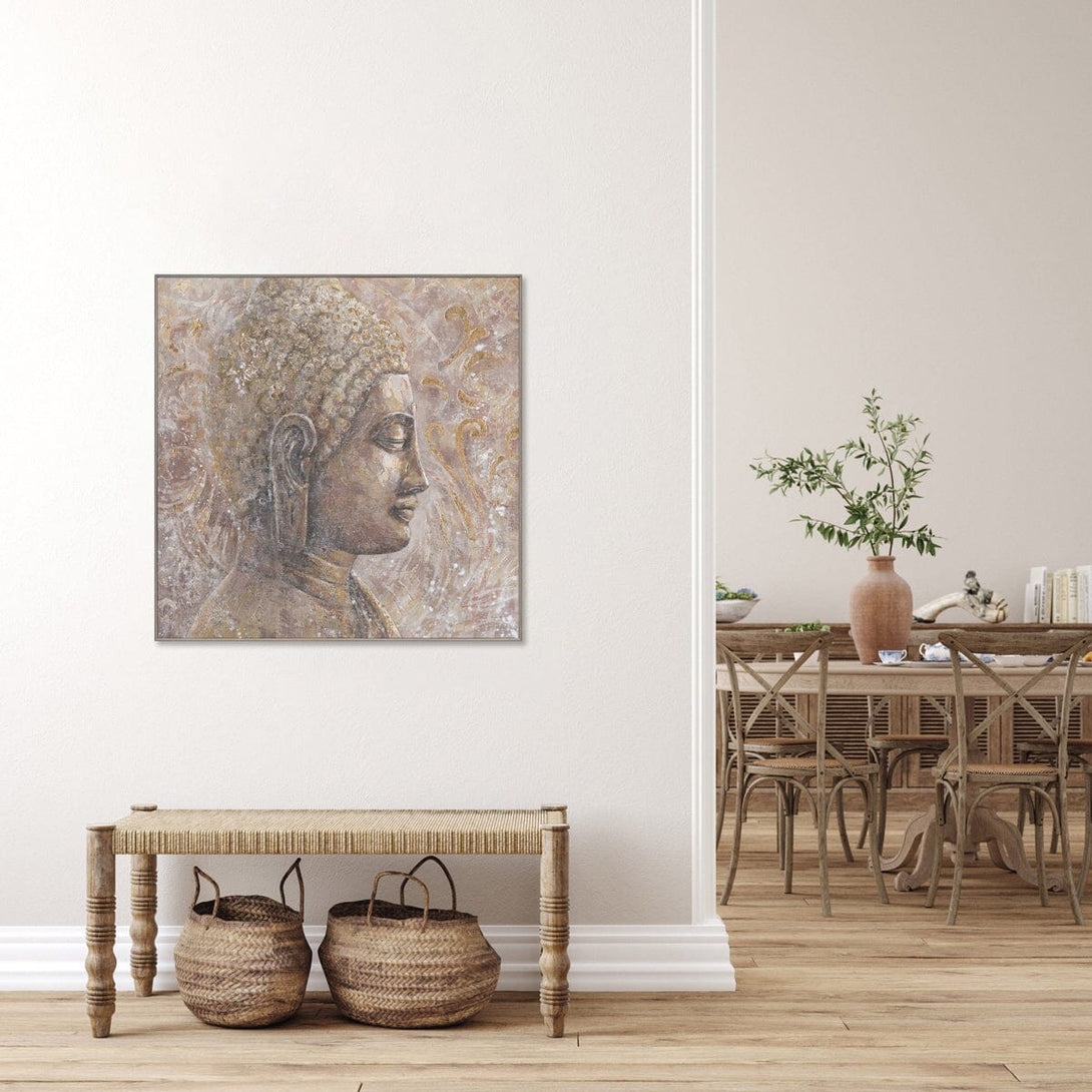 Golden Glow - Buddha Profile Painting#K5083 Painting artwepaint 