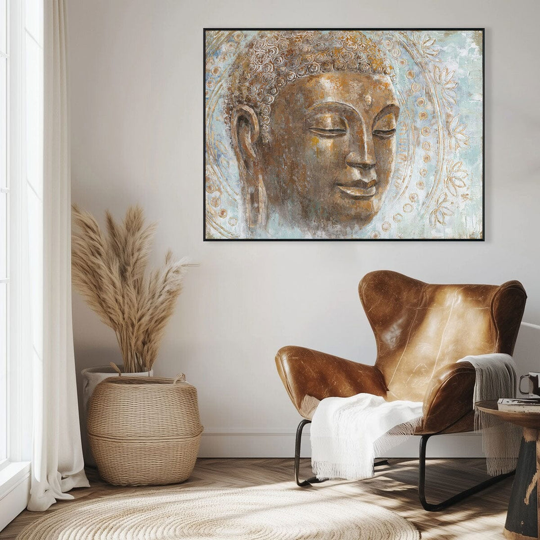 Golden Grace - Buddha Gold Leaf Art #L0510 Painting artwepaint 
