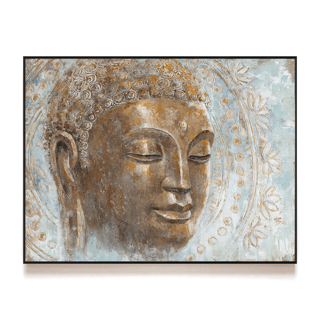 Golden Grace - Buddha Gold Leaf Art #L0510 Painting artwepaint 