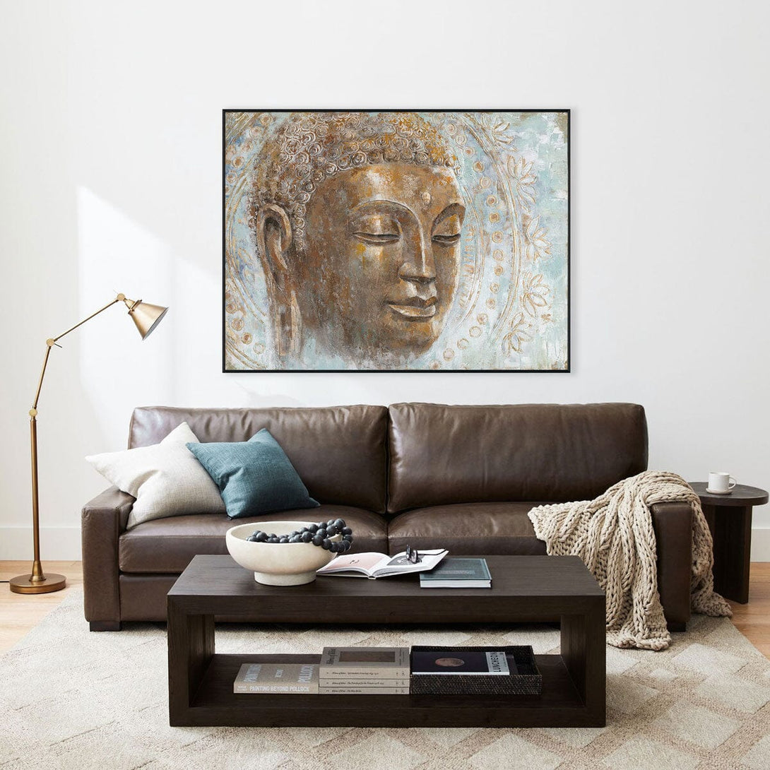 Golden Grace - Buddha Gold Leaf Art #L0510 Painting artwepaint 