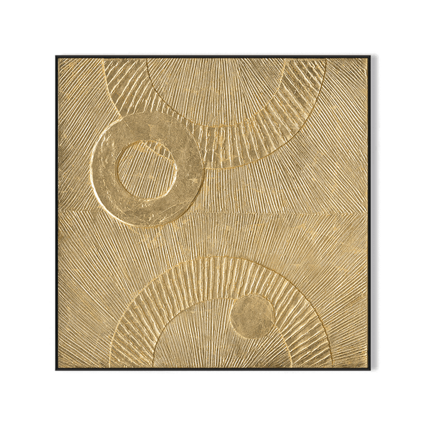 Golden Halo - Textured Abstract Painting#M6957 Painting artwepaint 