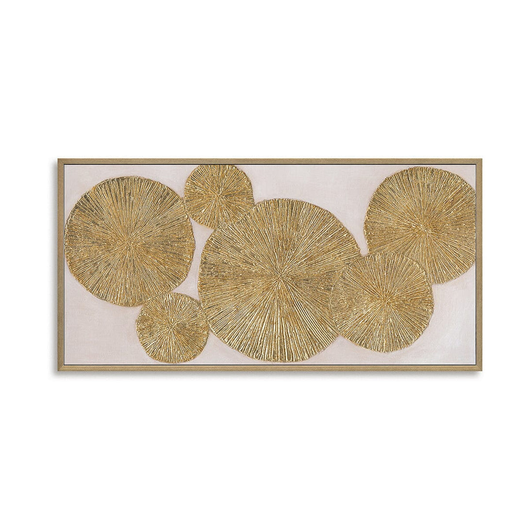 Golden Harmony - Modern Gold Foil Texture Painting#L5075 Painting artwepaint 