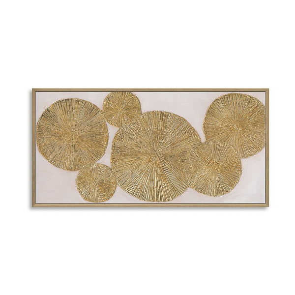 Golden Harmony - Modern Gold Foil Texture Painting#L5075 Painting artwepaint 