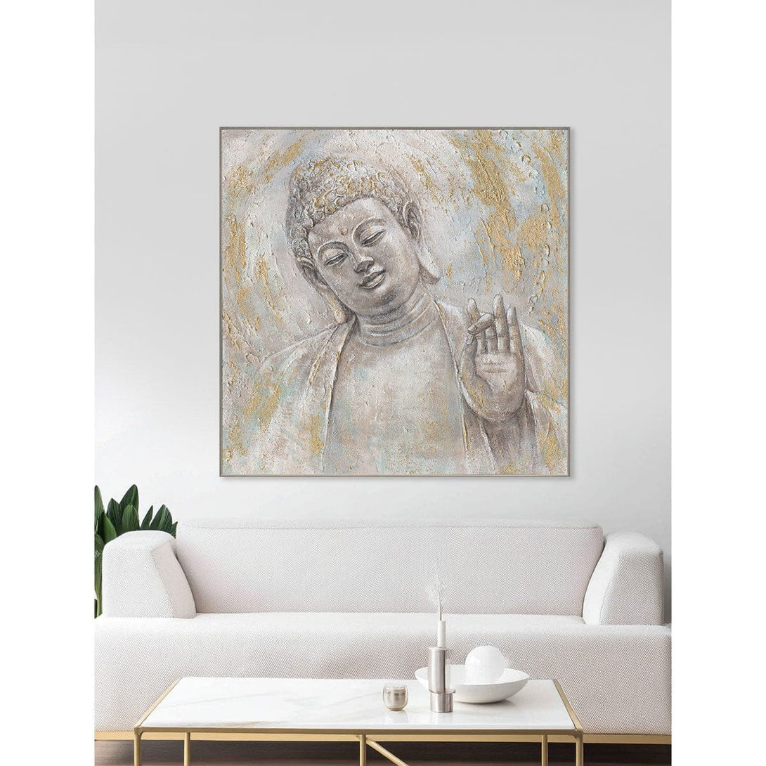 Golden Harmony - Textured Buddha Painting#L0701 Painting artwepaint 