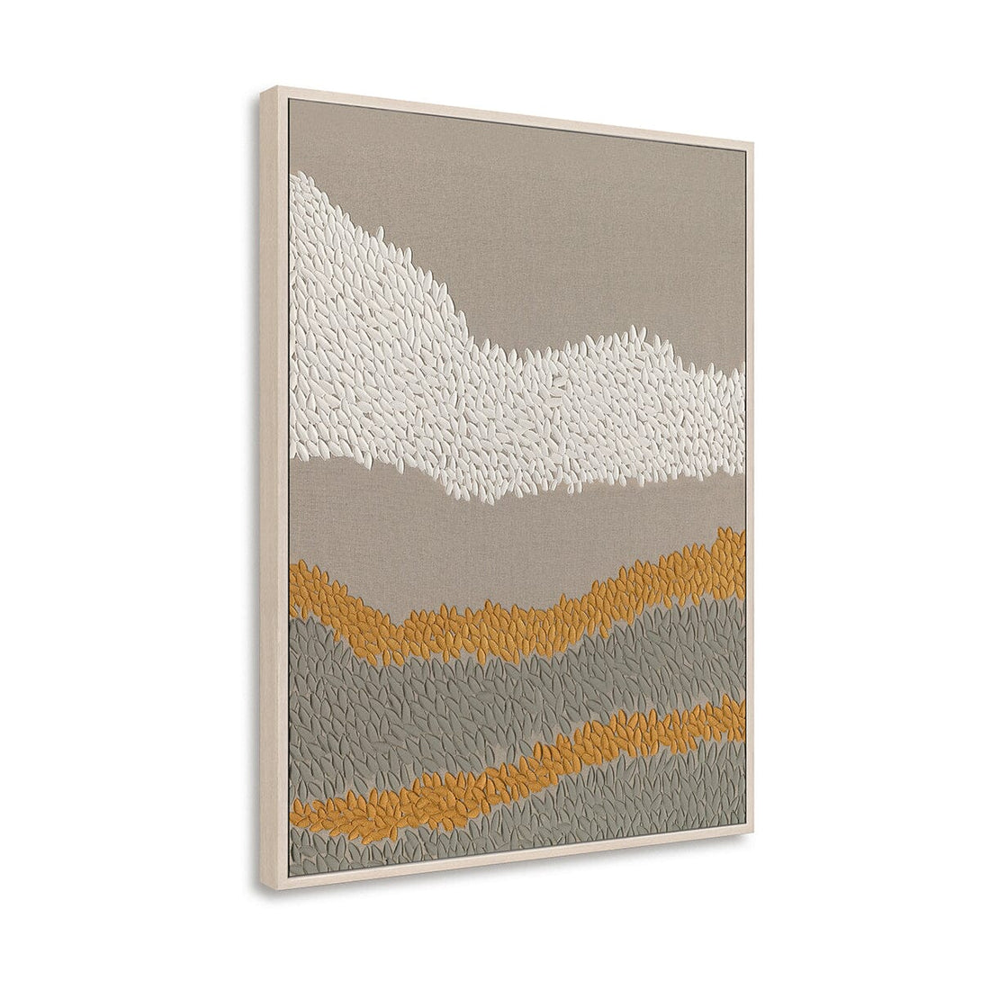 Golden Hills-Leaf Pattern Abstract Painting #MM4647 Painting artwepaint 