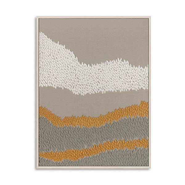 Golden Hills-Leaf Pattern Abstract Painting #MM4647 Painting artwepaint 
