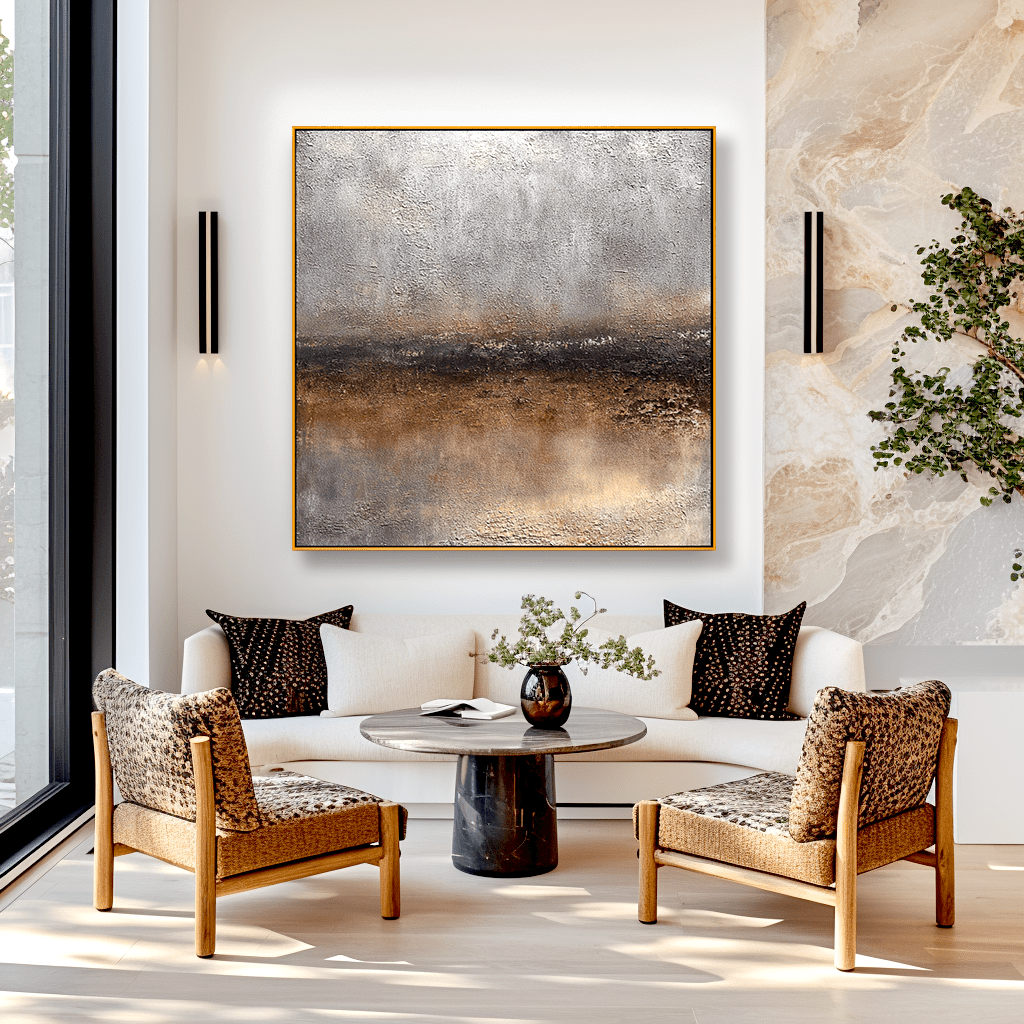 Golden Horizon Abstract Painting #93007 Painting artwepaint 