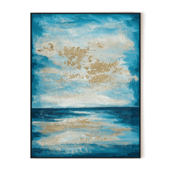 Golden Horizon – Large Abstract Oil Painting #J5104 Painting artwepaint 