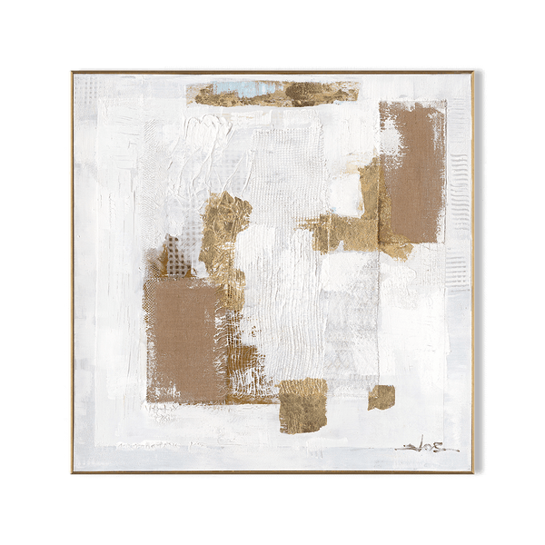 Golden Ivory - Abstract Textured Painting #M8120 Painting artwepaint 