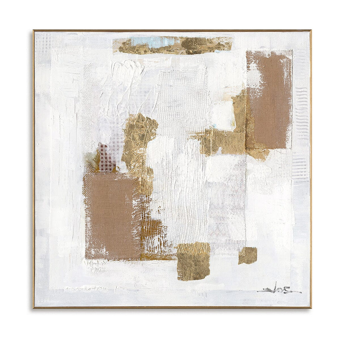 Golden Ivory - Abstract Textured Painting #M8120 Painting artwepaint 