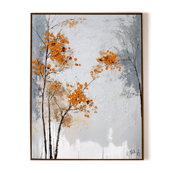 Golden Leaves – Autumn Tree Painting #55 Painting artwepaint 