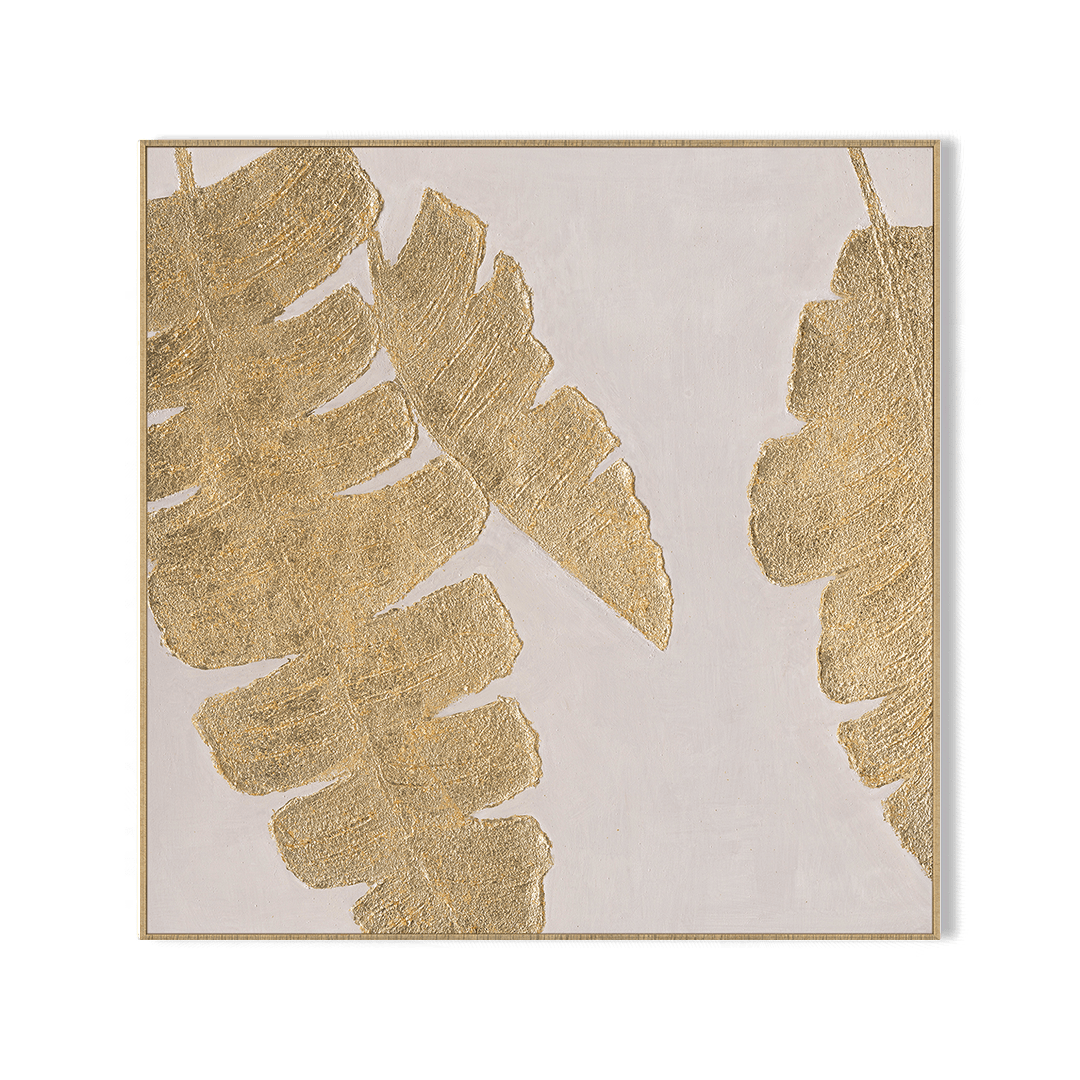 Golden Leaves - Luxury Abstract Painting#L5100 Painting artwepaint 