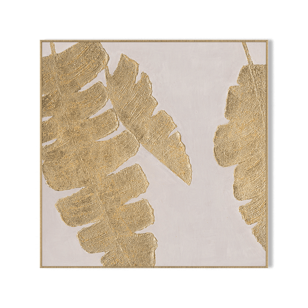 Golden Leaves - Luxury Abstract Painting#L5100 Painting artwepaint 