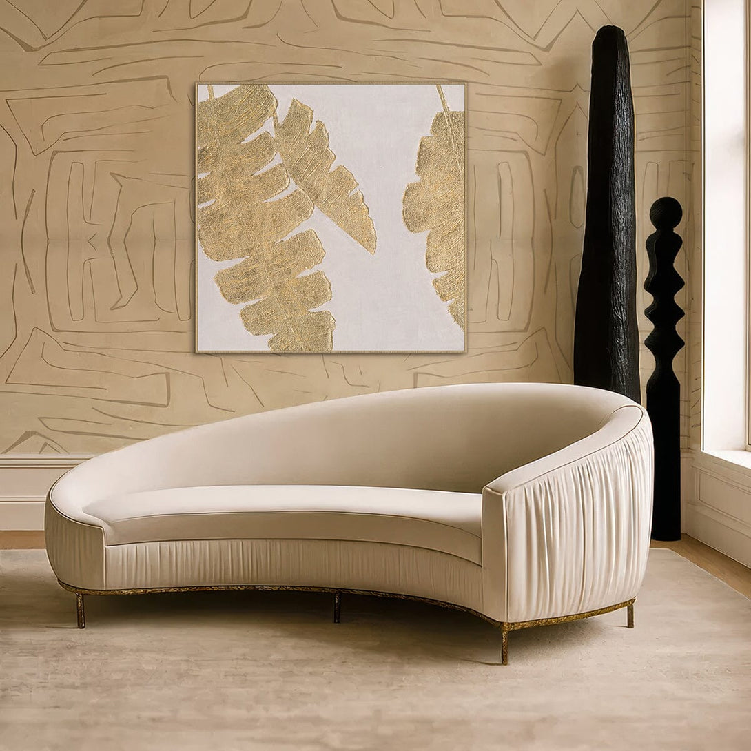 Golden Leaves - Luxury Abstract Painting#L5100 Painting artwepaint 