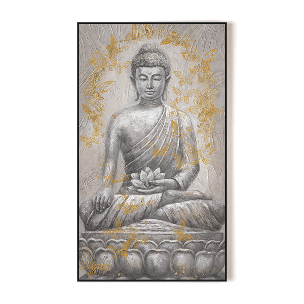 Golden Lotus - Buddha Holding Flower Painting#L5012 Painting artwepaint 