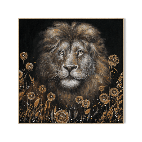 Golden Majesty - Lion Oil Painting#L5040 Painting artwepaint 