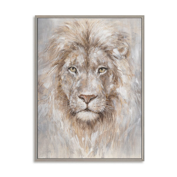 Golden Mane Lion - Brown Gold Wildlife Painting #M0614 Painting artwepaint 