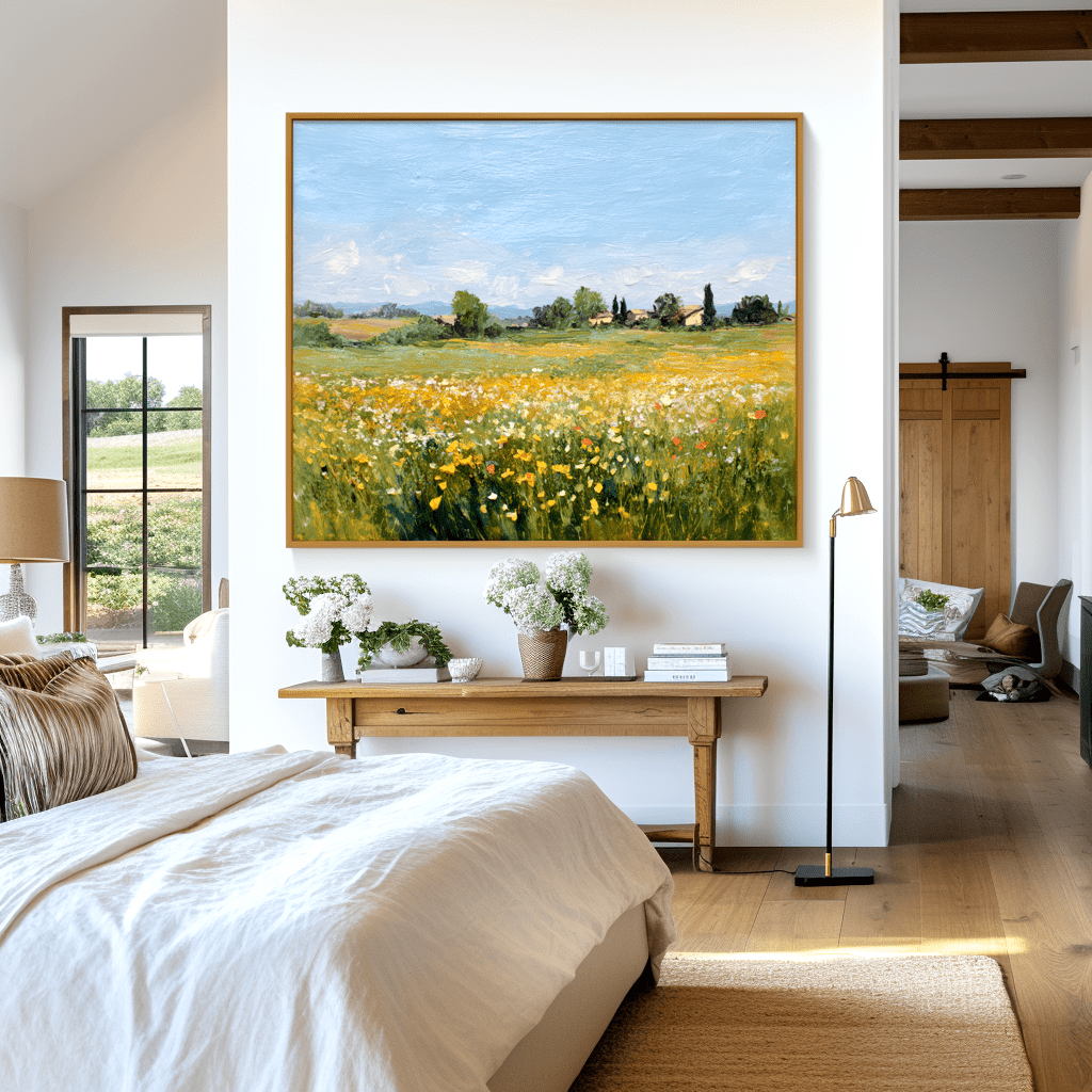 Golden Meadow – Field Landscape Oil Painting #awp26 Painting artwepaint 