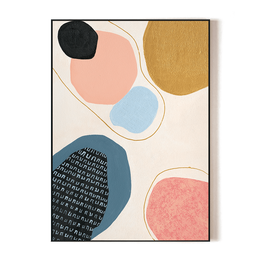 Golden Mirage - Abstract Geometric #J2017 Painting artwepaint 