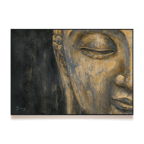 Golden Mirage - Textured Buddha Glow #H8155 Painting artwepaint 
