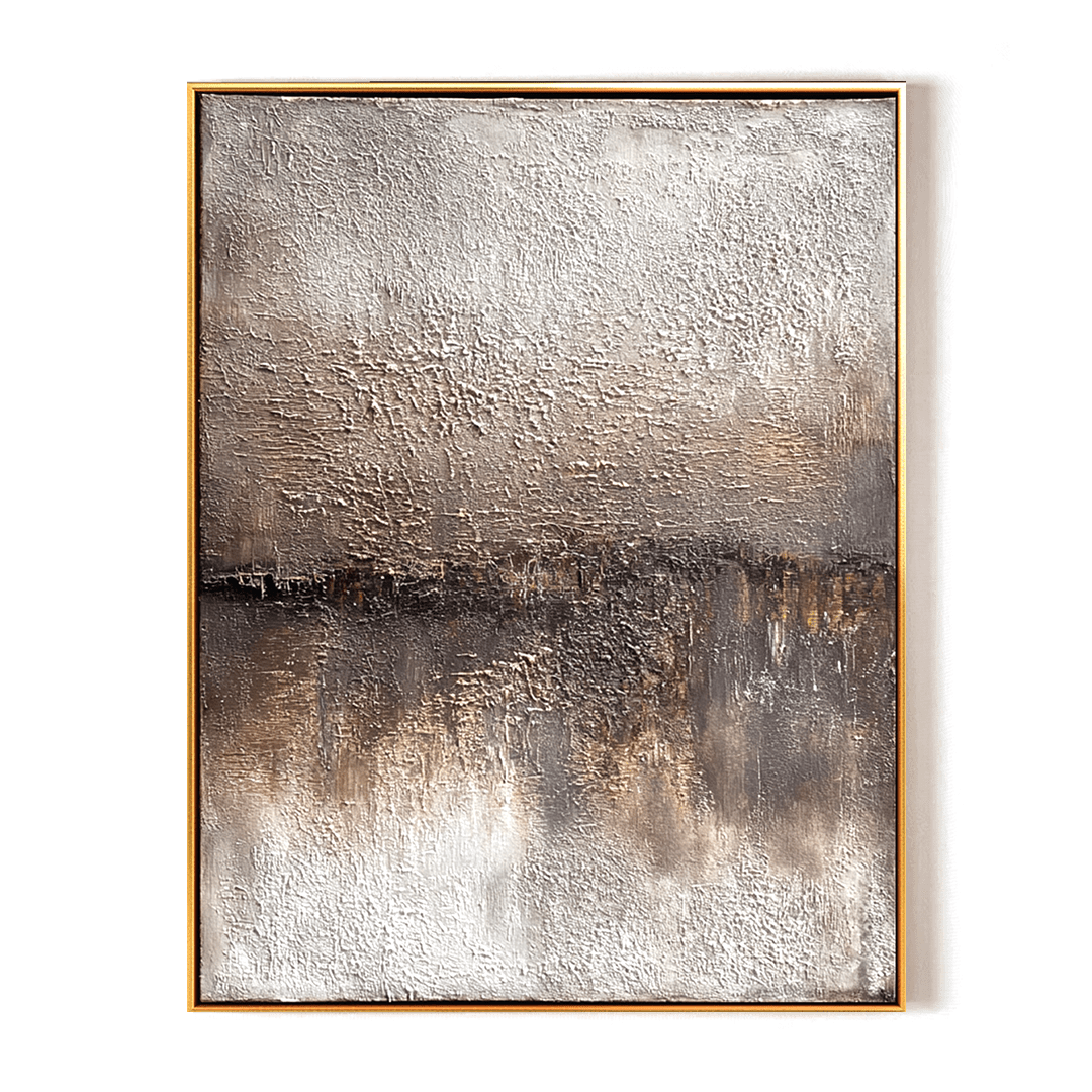 Golden Mist Textured Abstract Painting #93010 Painting artwepaint 