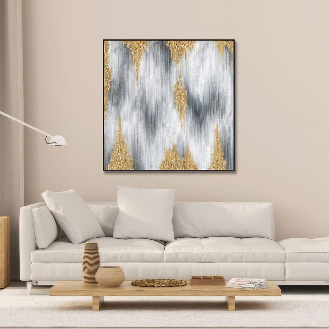 Golden Mist-Textured Abstract Painting #J4151 Painting artwepaint 
