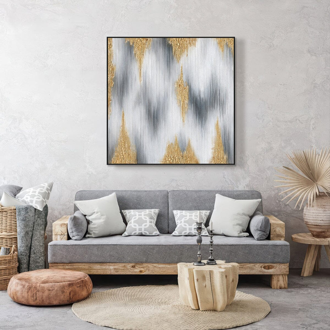 Golden Mist-Textured Abstract Painting #J4151 Painting artwepaint 