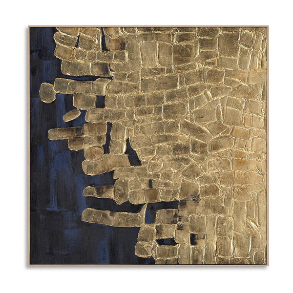 Golden Mosaic - Luxe Abstract Texture #M4656 Painting artwepaint 